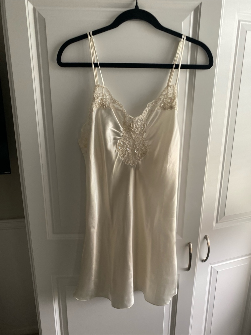 Victoria’s Secret Gold Label Vintage Slip Dress Nightie lingerie Small Sequins